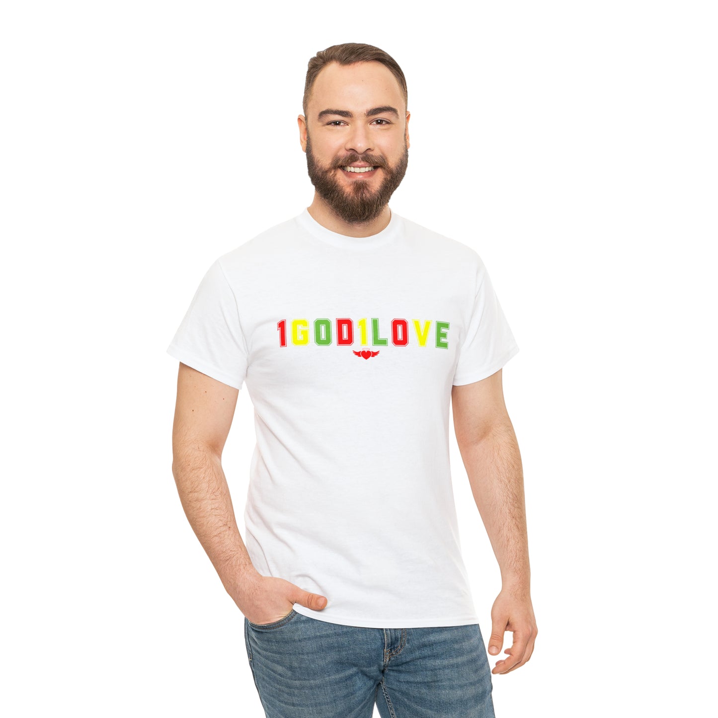 Summer Love Unisex Heavy Cotton White Tee