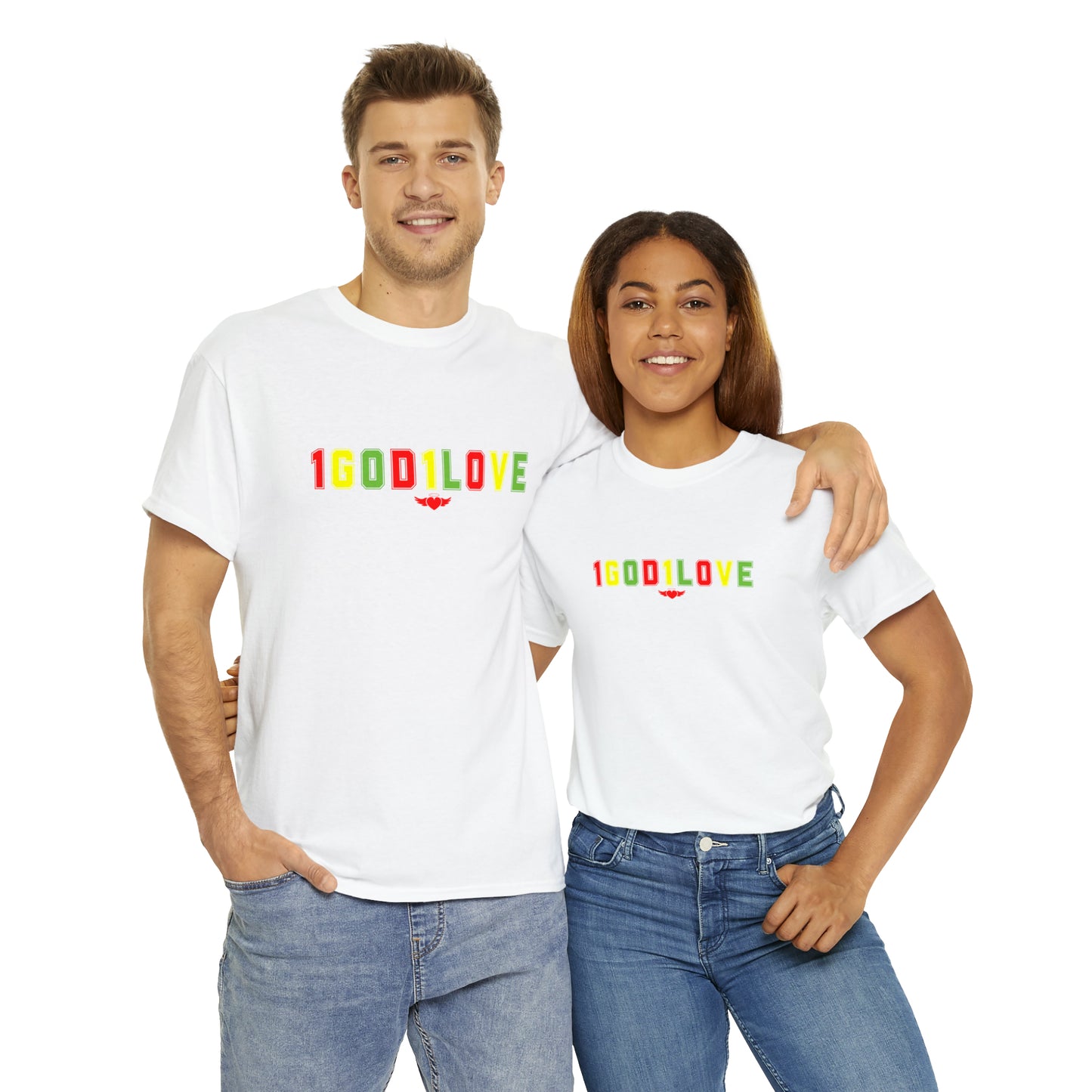 Summer Love Unisex Heavy Cotton White Tee