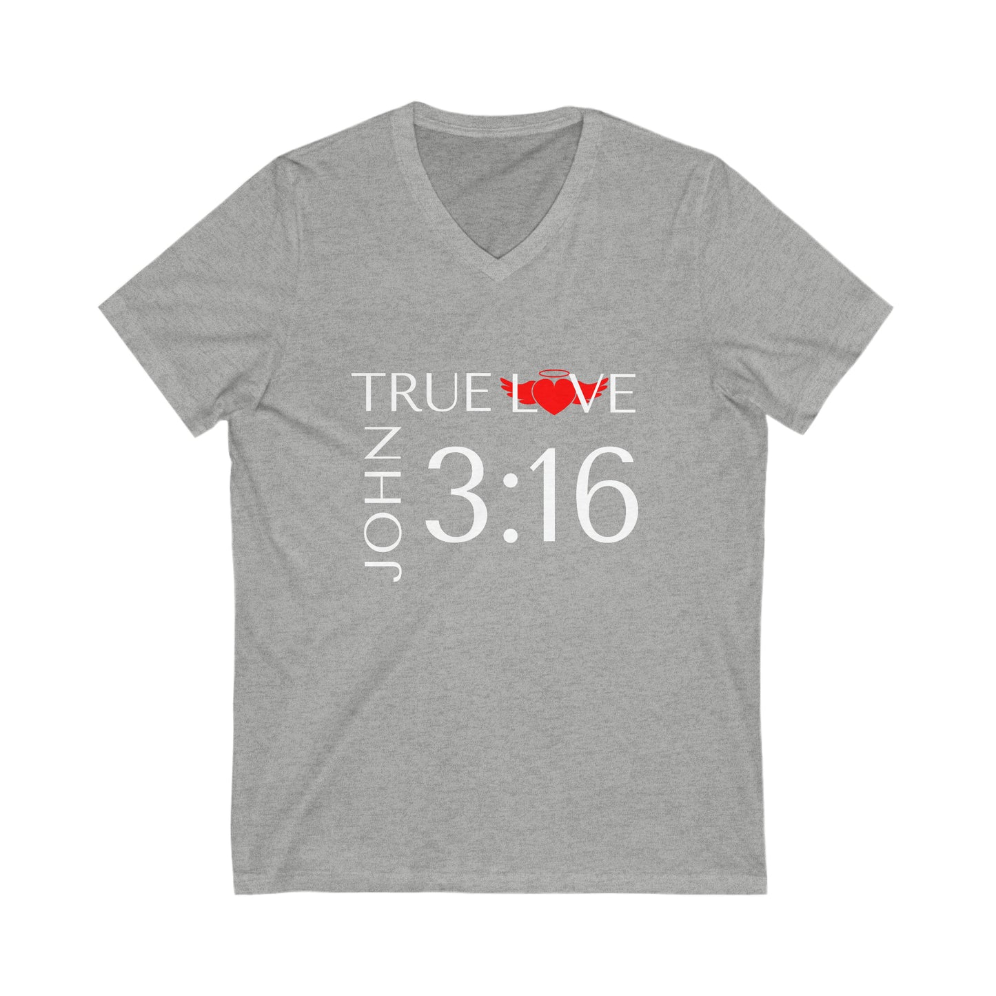 Women's True Love Jersey Short Sleeve V-Neck Tee