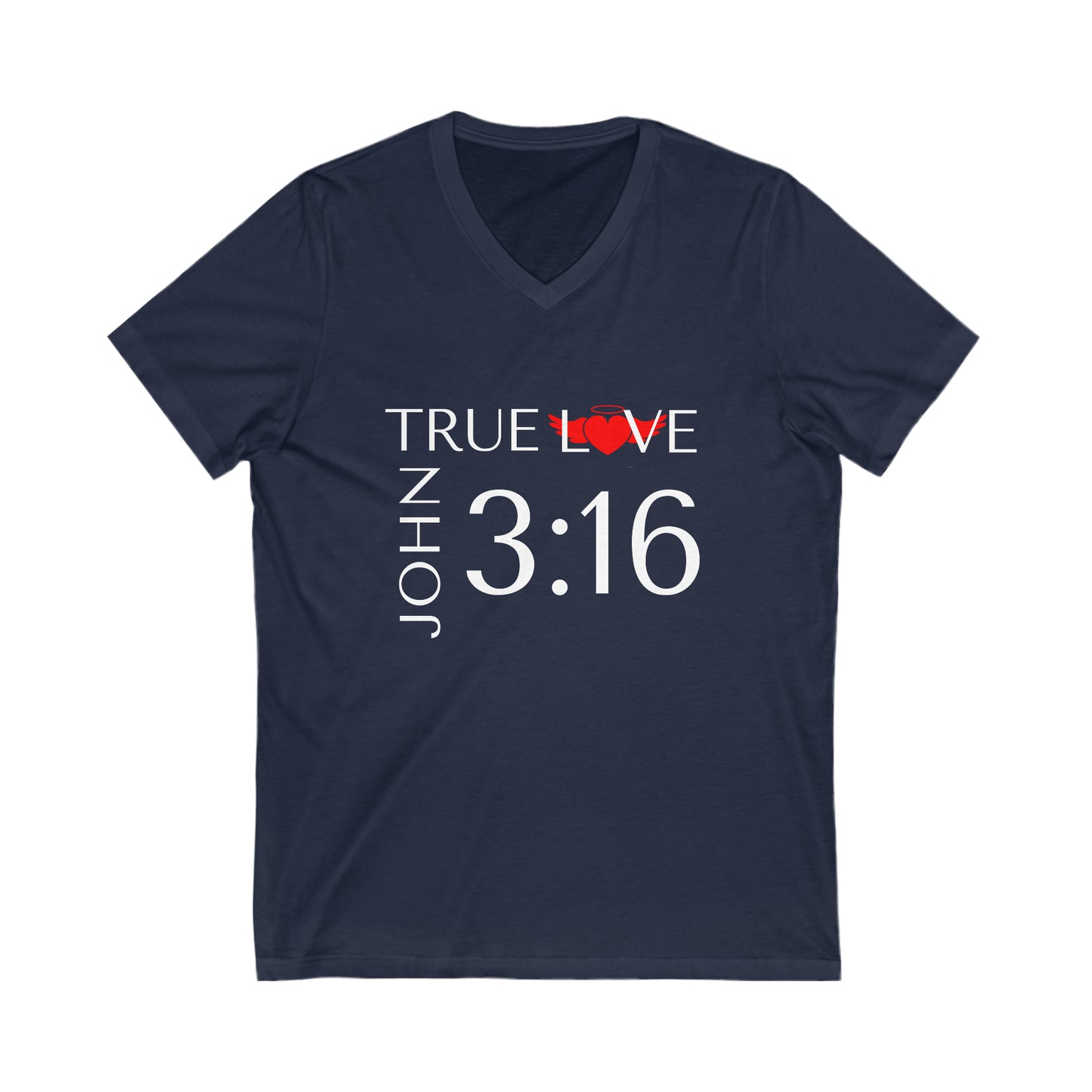 Women's True Love Jersey Short Sleeve V-Neck Tee