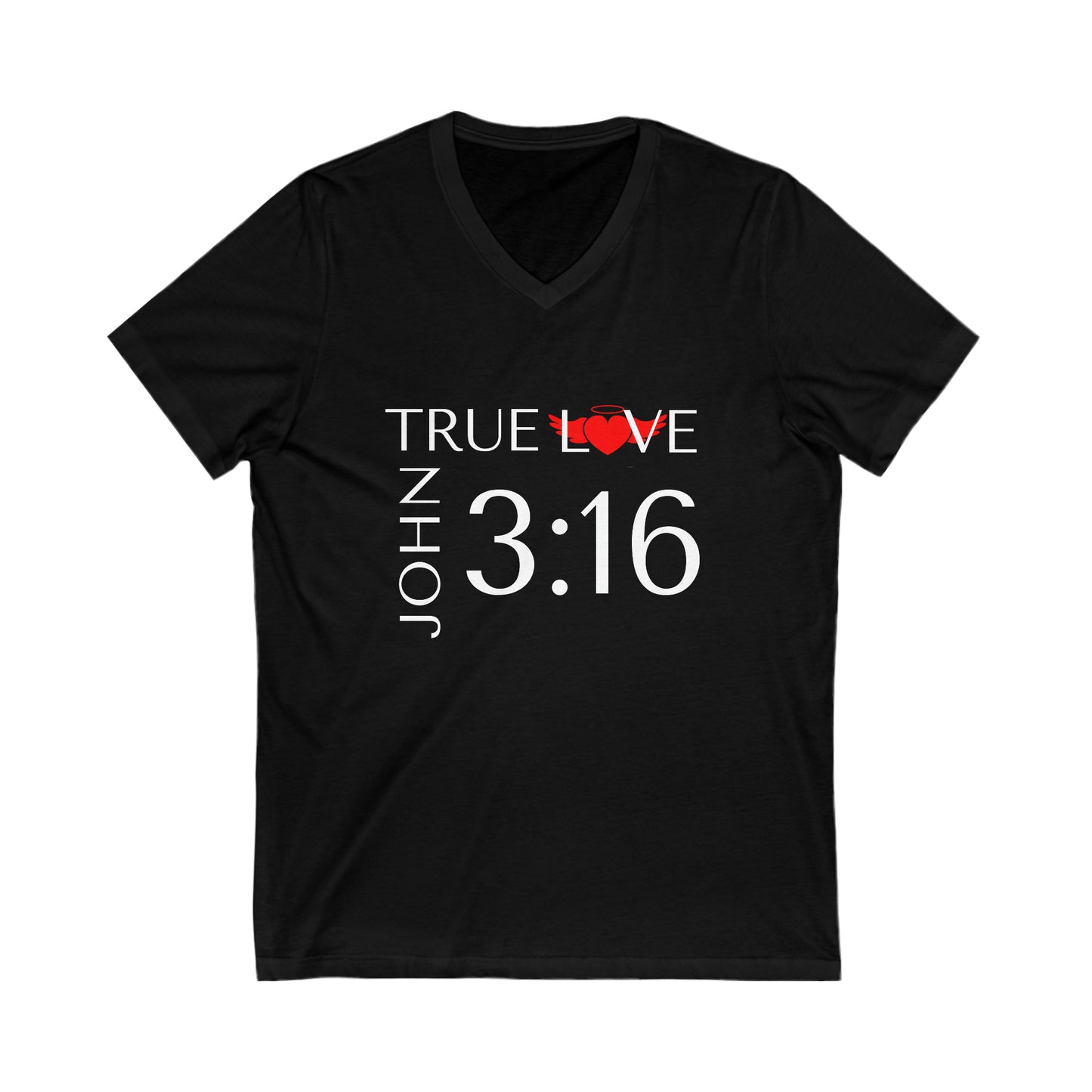 Women's True Love Jersey Short Sleeve V-Neck Tee