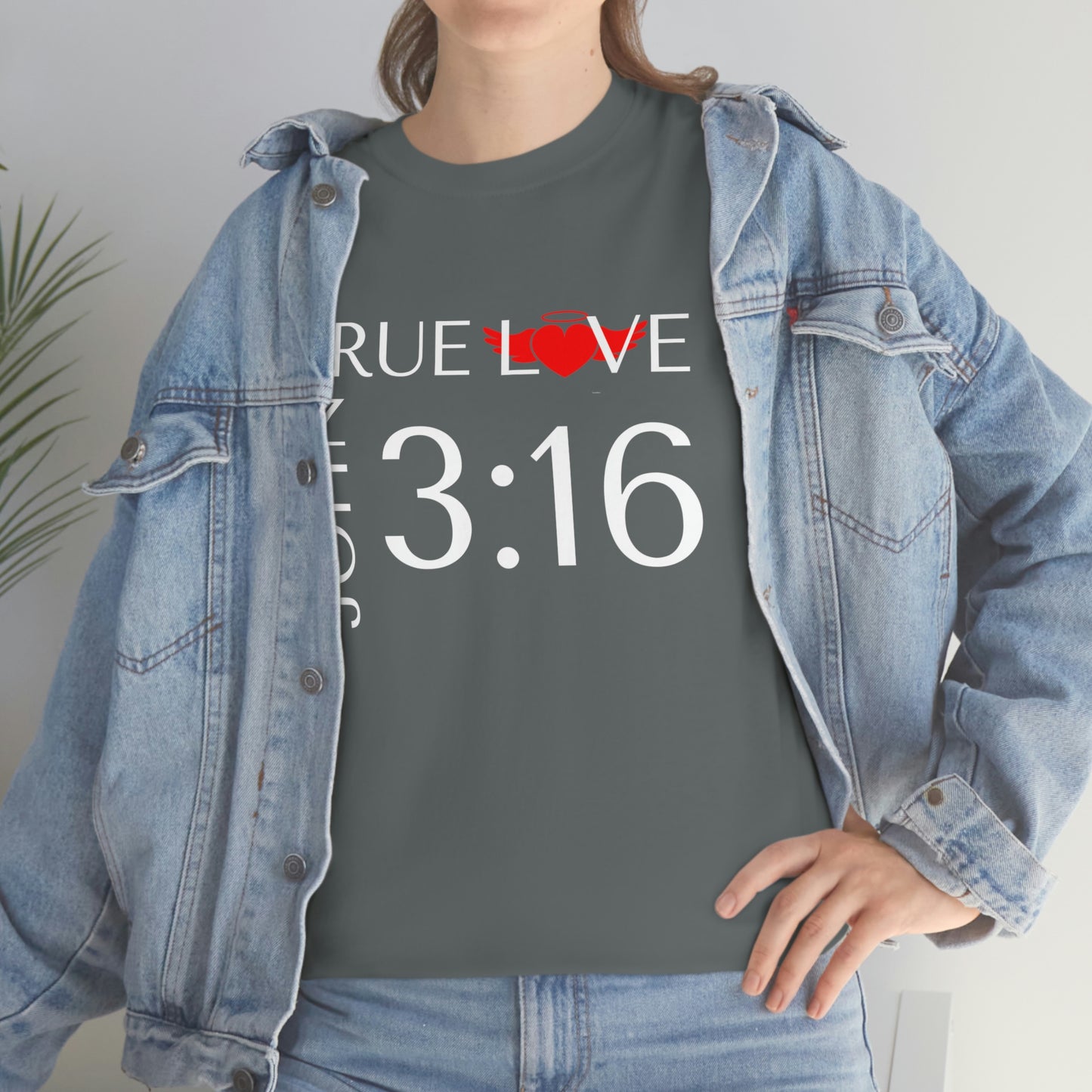 TRUE LOVE Unisex Heavy Cotton Tee