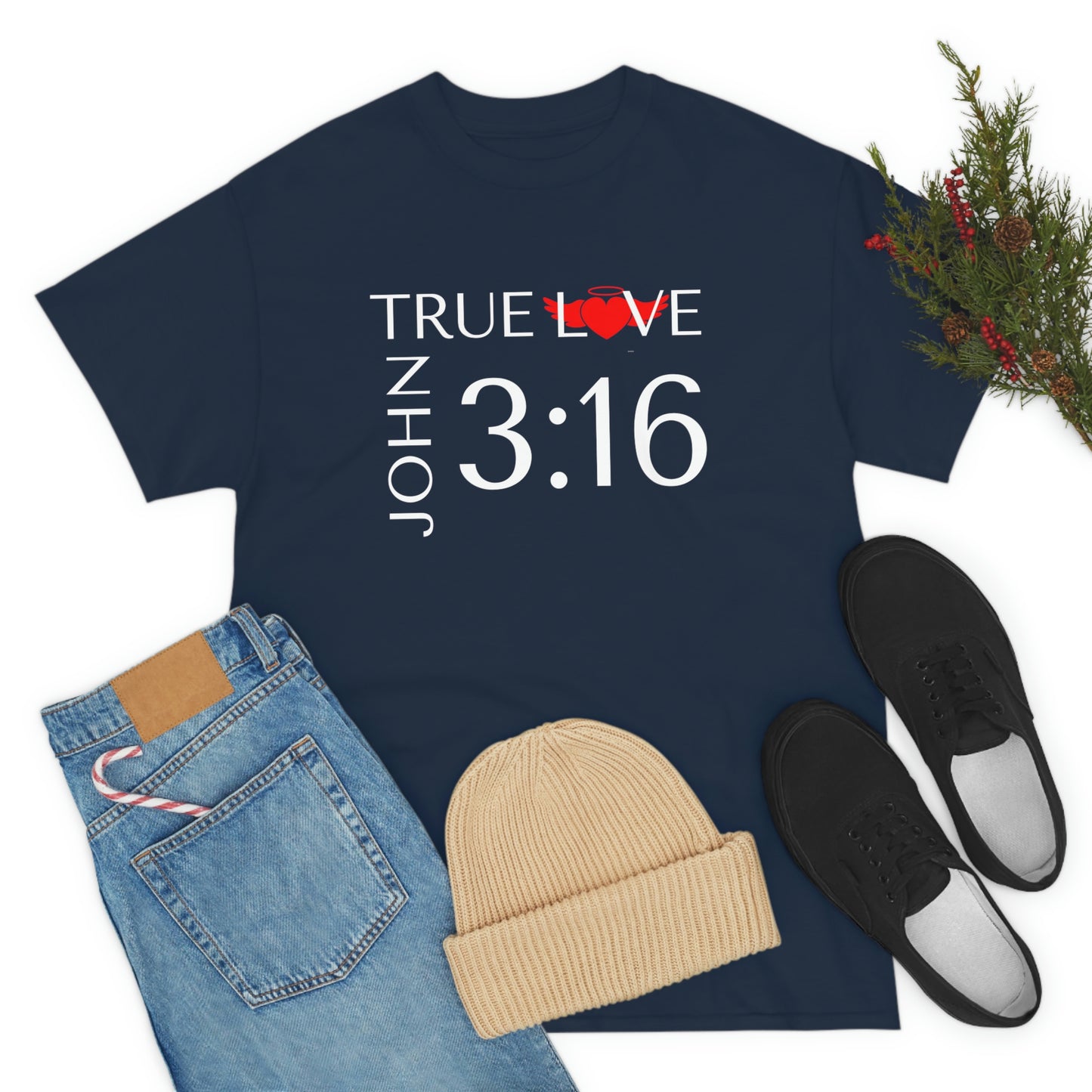 TRUE LOVE Unisex Heavy Cotton Tee