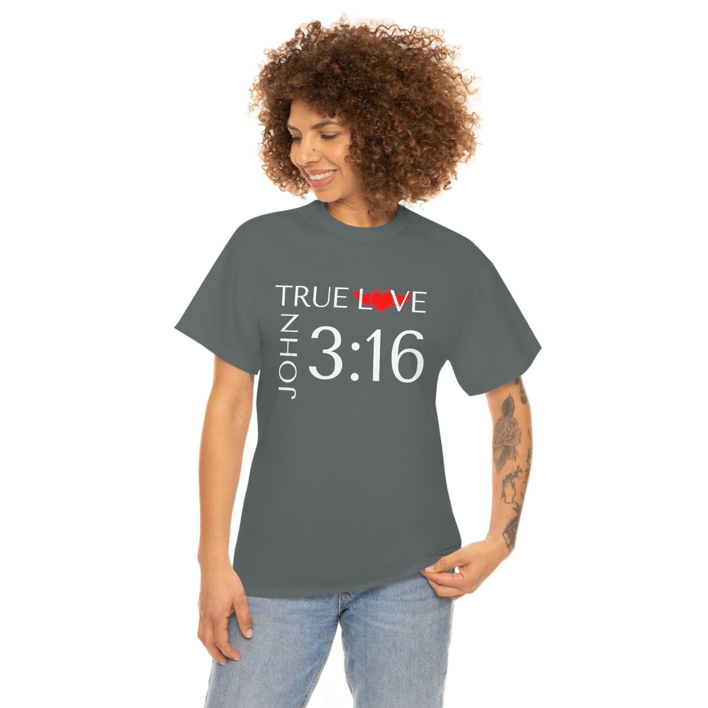 TRUE LOVE Unisex Heavy Cotton Tee