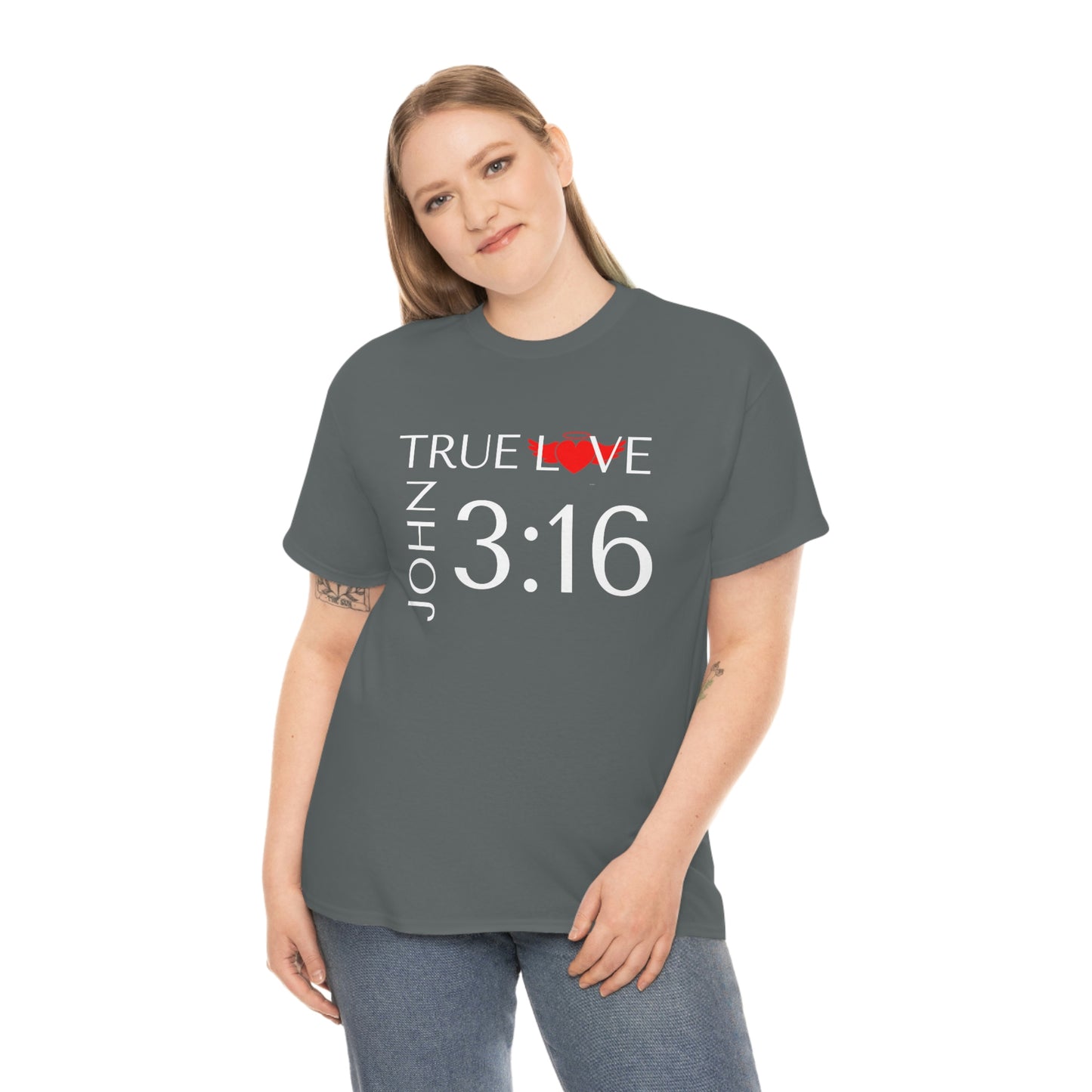 TRUE LOVE Unisex Heavy Cotton Tee