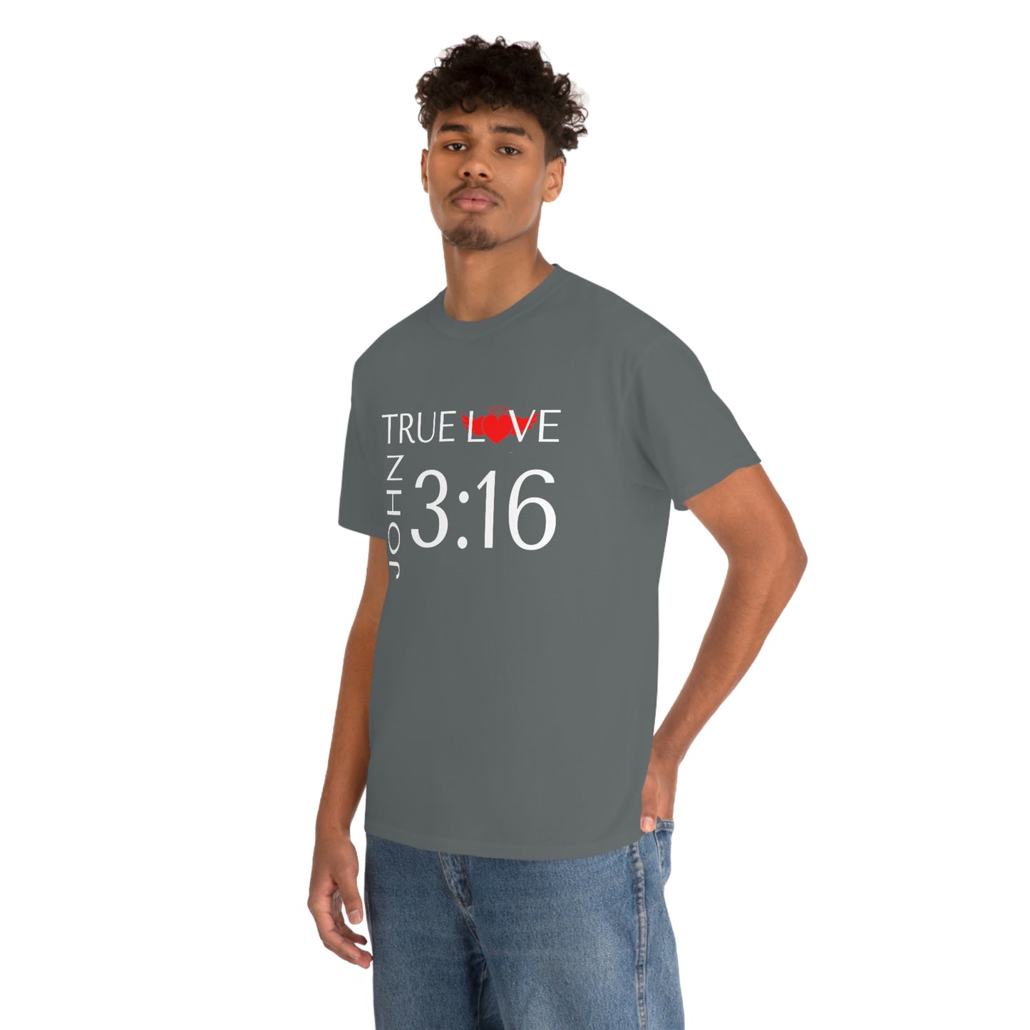TRUE LOVE Unisex Heavy Cotton Tee