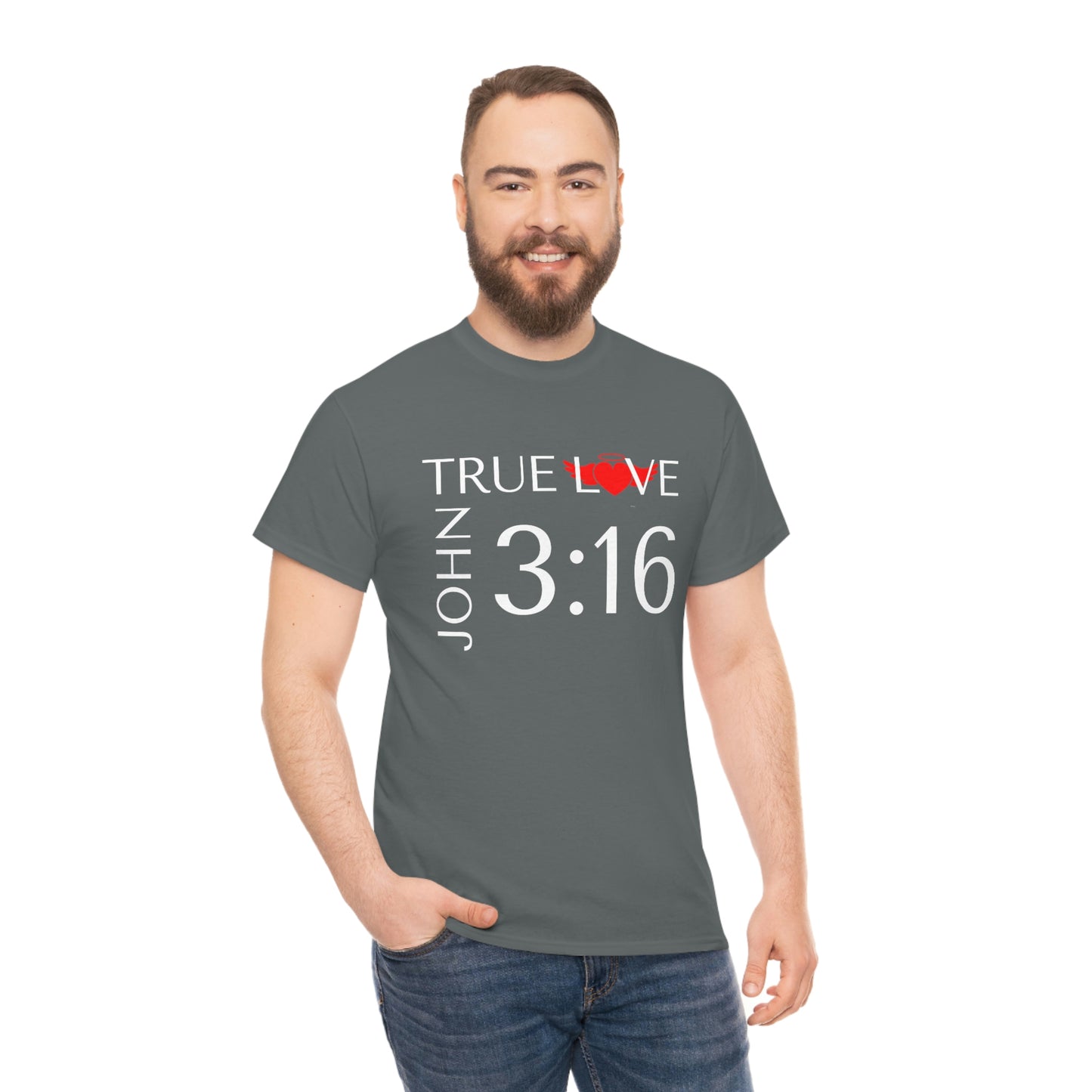 TRUE LOVE Unisex Heavy Cotton Tee
