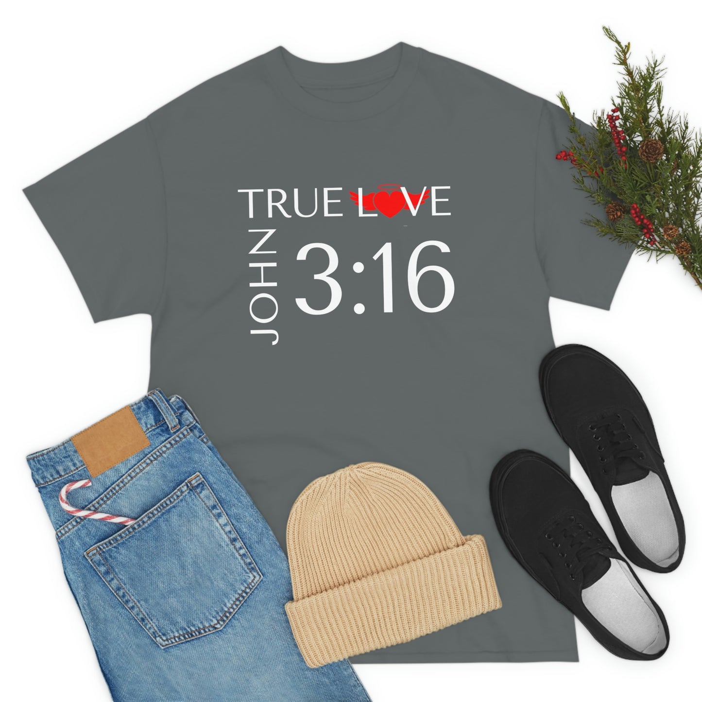 TRUE LOVE Unisex Heavy Cotton Tee