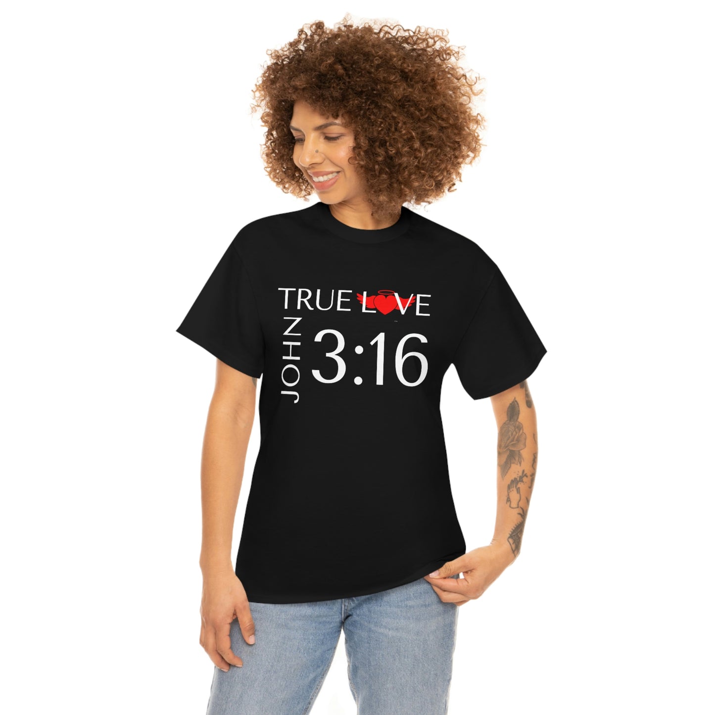 TRUE LOVE Unisex Heavy Cotton Tee