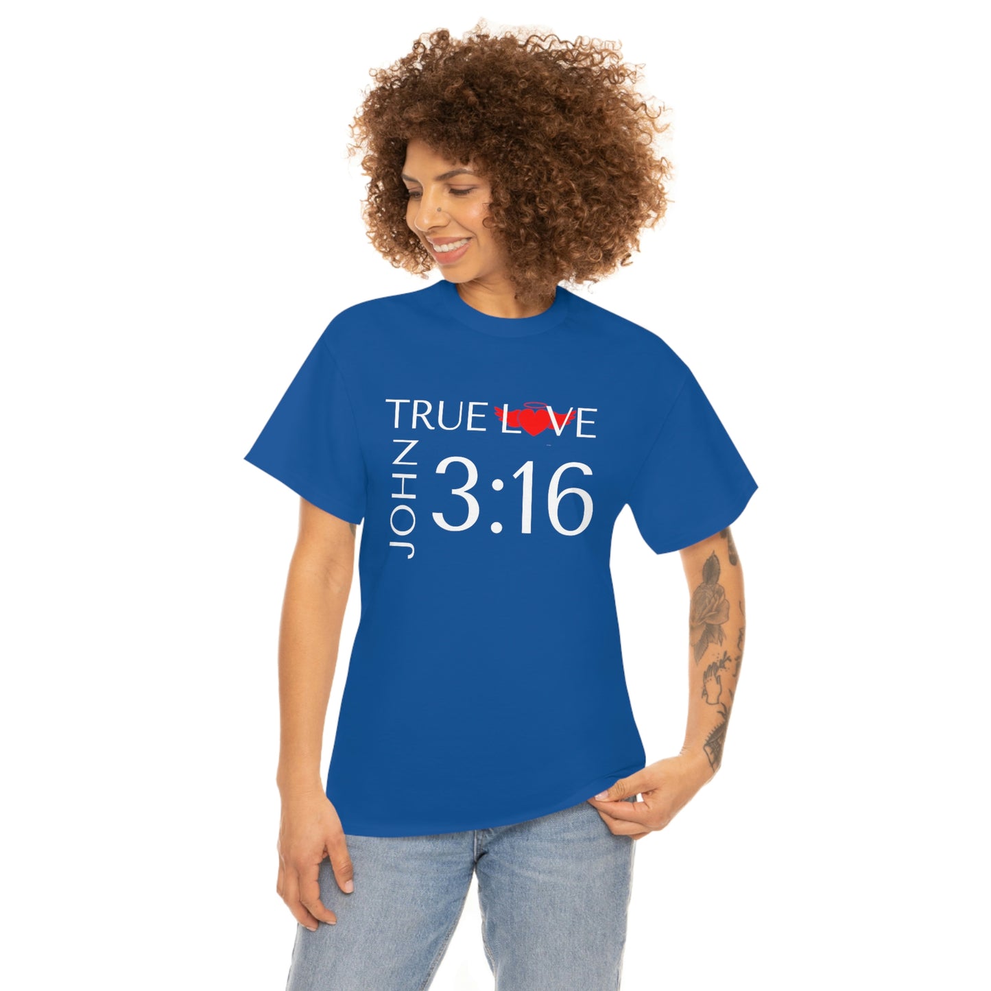 TRUE LOVE Unisex Heavy Cotton Tee
