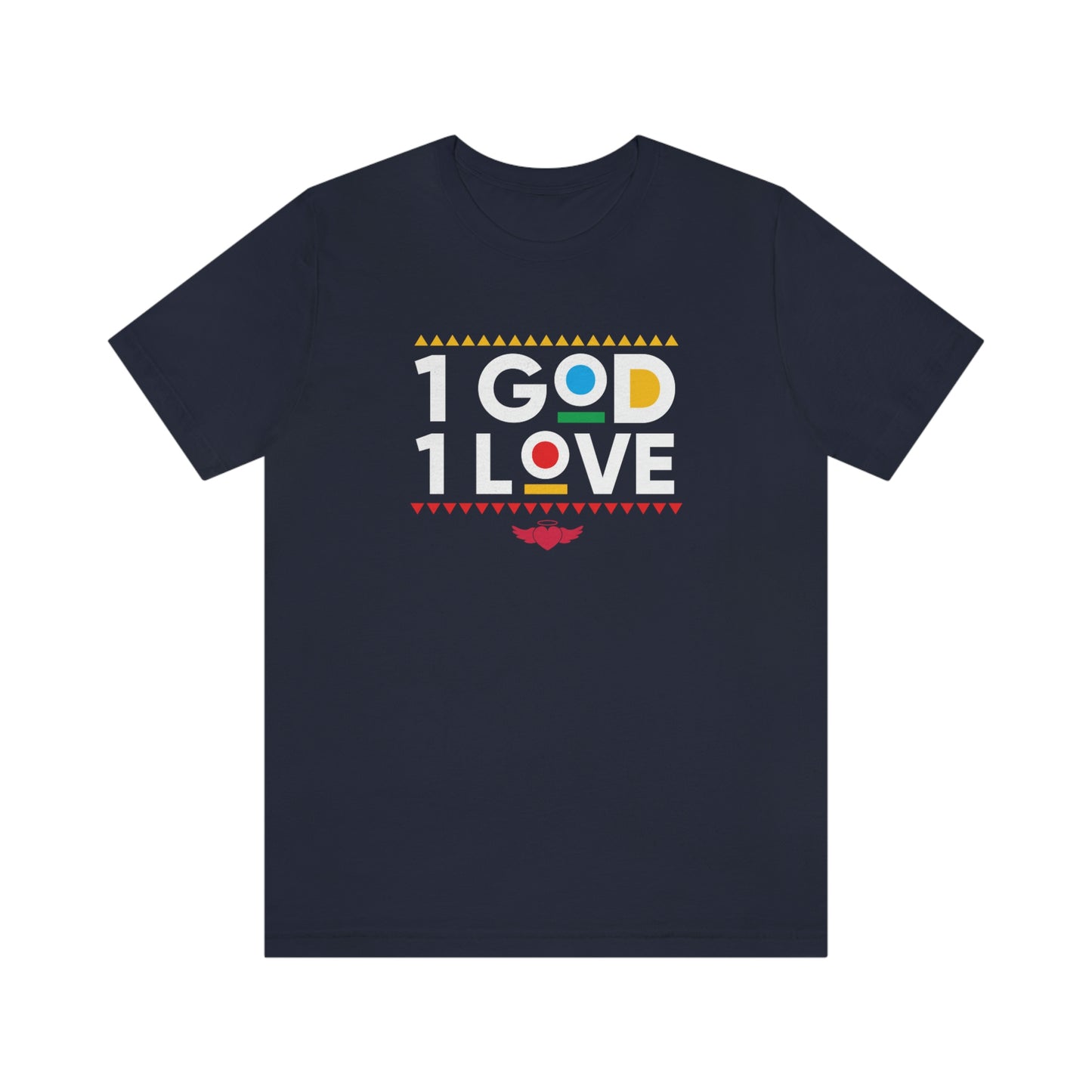 1God1Love "In Living Color" Unisex Jersey Short Sleeve Tee
